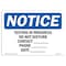 Signmission OSHA Notice, 5" Height, Testing In Progress Do Not Disturb Contact Sign, 7" X 5", Landscape OS-NS-D-57-L-18545 - alternate 1